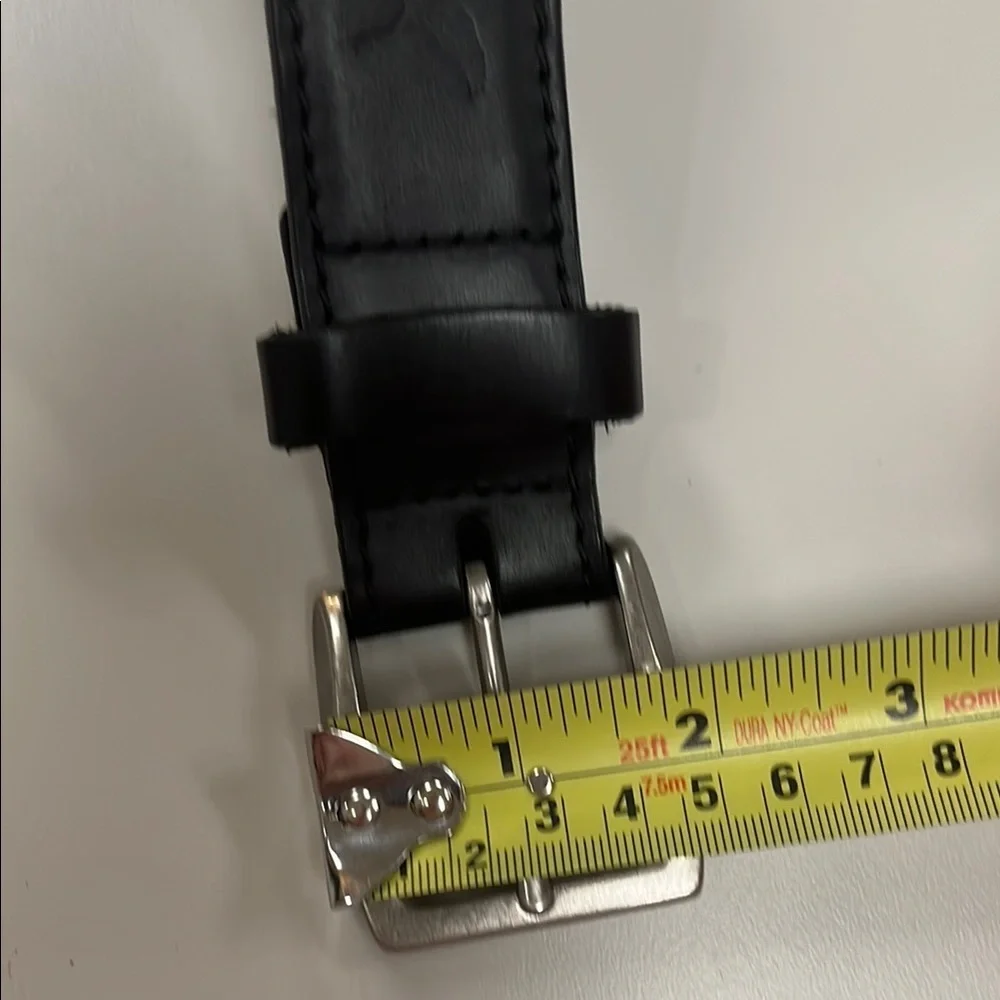 Men's Black Leather Belt